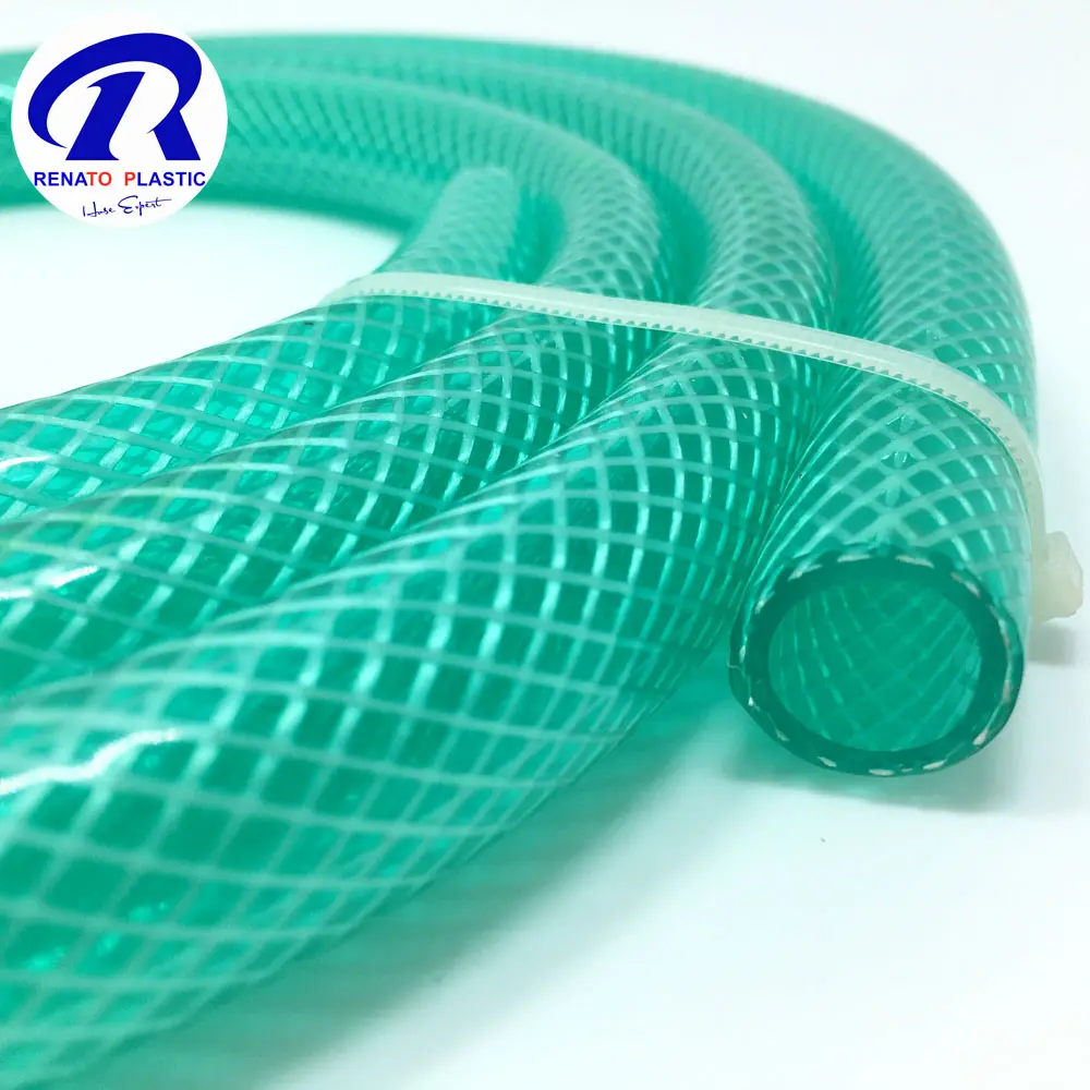 Clear fiber high pressure reinforced hose